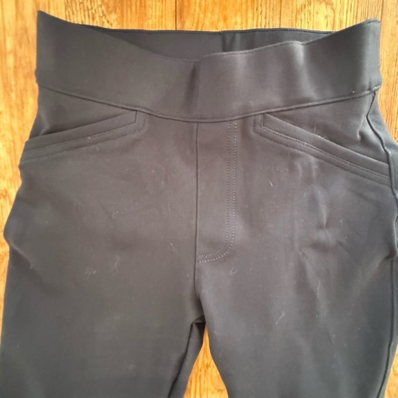 SPANX Women’s Backseam Skinny Stretch Pull On Ankle Pants Navy Blue EUC XS - Picture 10 of 14